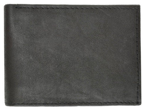 Genuine Leather Men's Bifold Wallet Detachable Credit Card ID Center Flap Holder