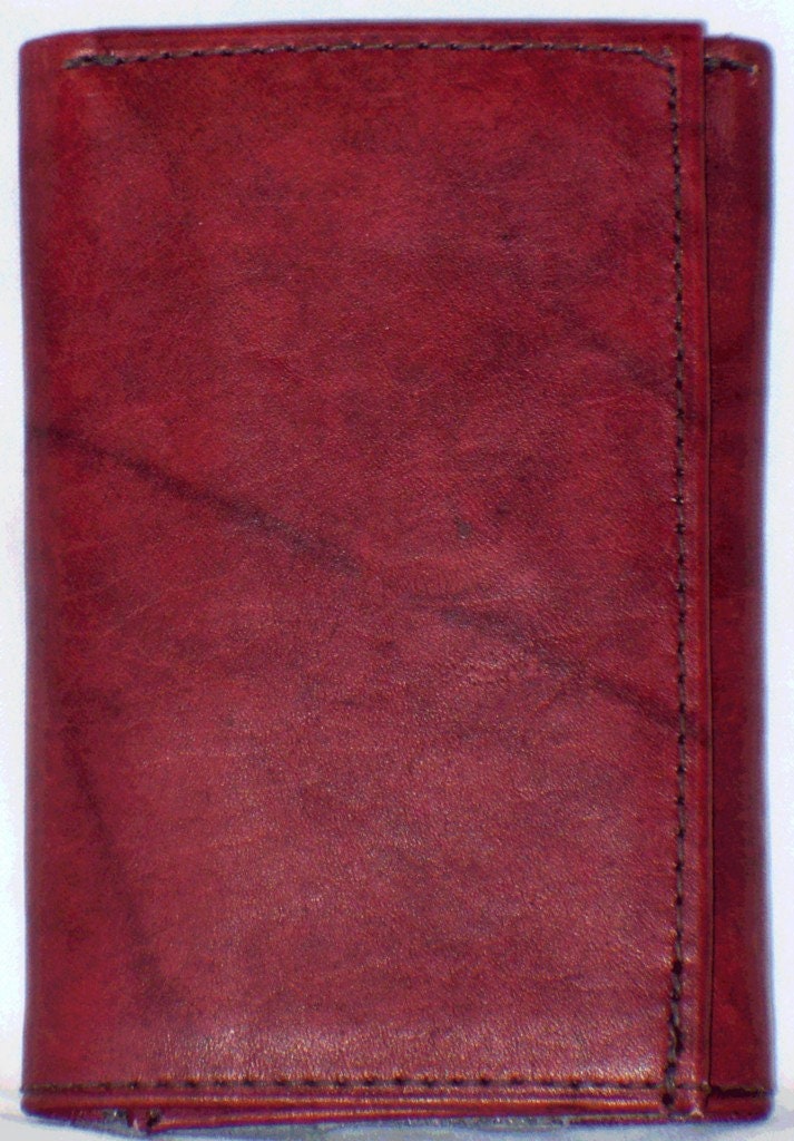 Genuine Cowhide Leather Men's Keychain Case Key Ring Card Holder Wallet