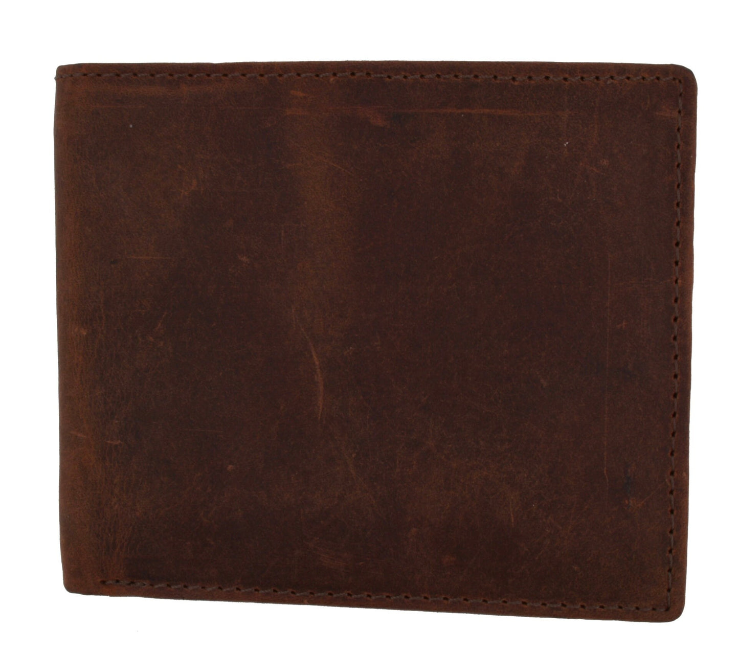 RFID Blocking Men's Genuine Leather Slim Bifold Wallet ID Card Holder Black Brown