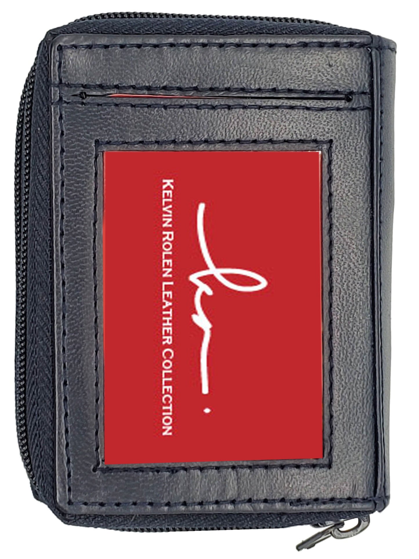 Genuine Leather Women's Large Change Purse Clasps Open Coin Card Holder-Many Colors