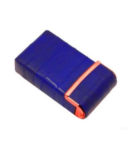 Genuine eel skin leather tobacco lighter holder hard case pop up Cigarette Case