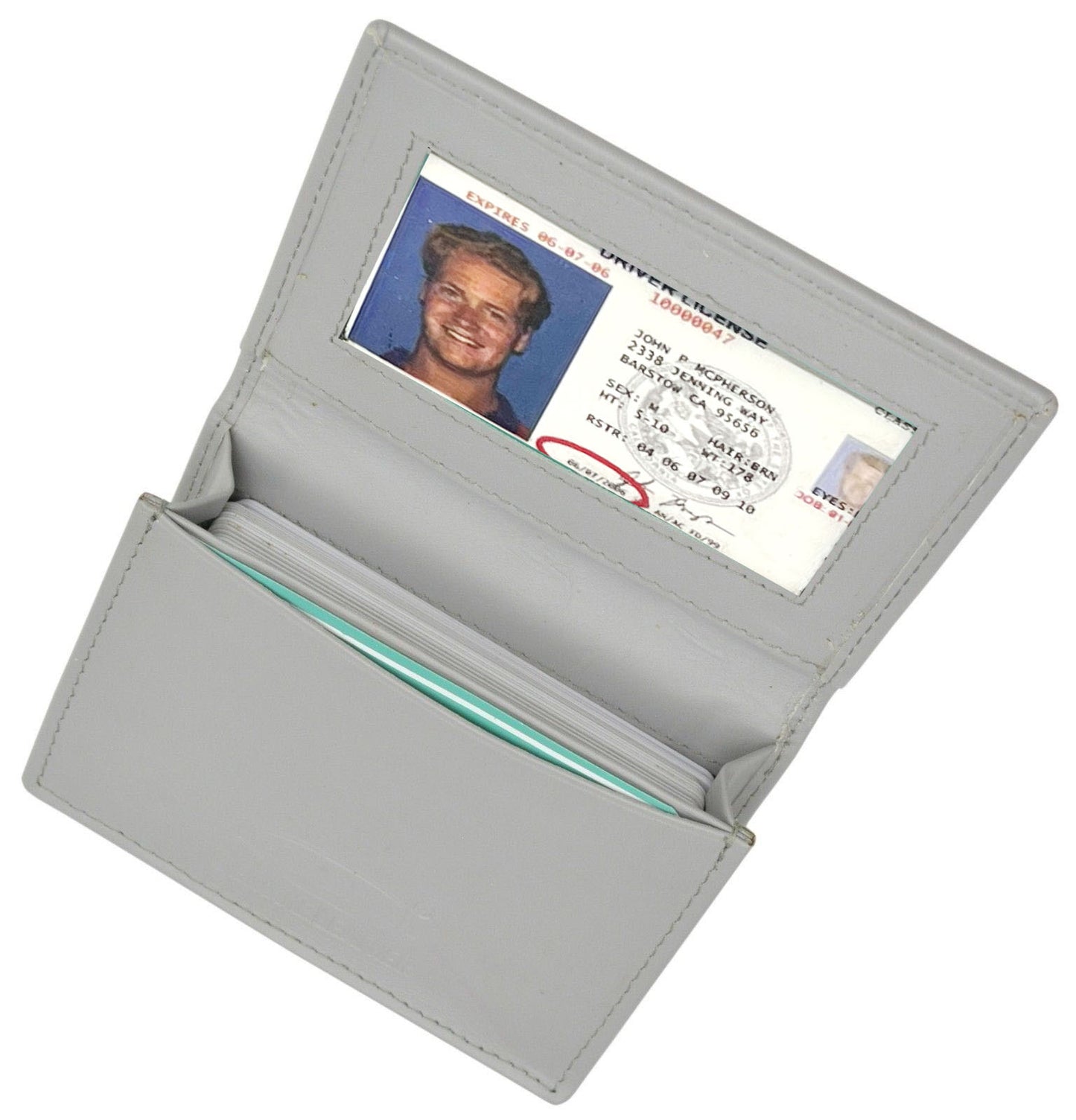 Genuine Leather Croc Print Men's Bifold Wallet Credit Card Holder Zip Around