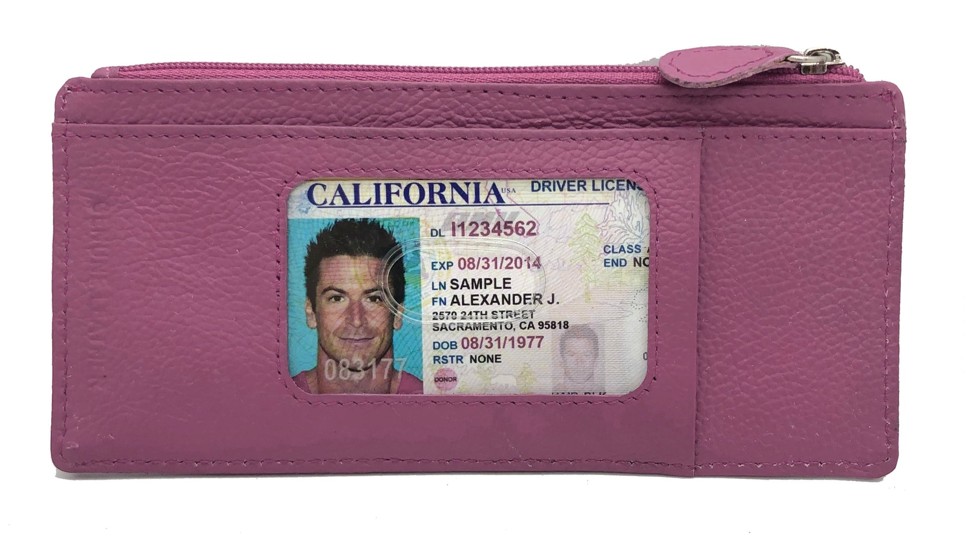 Pink Wallet Phone Case Card Money Travel Holder Sac File