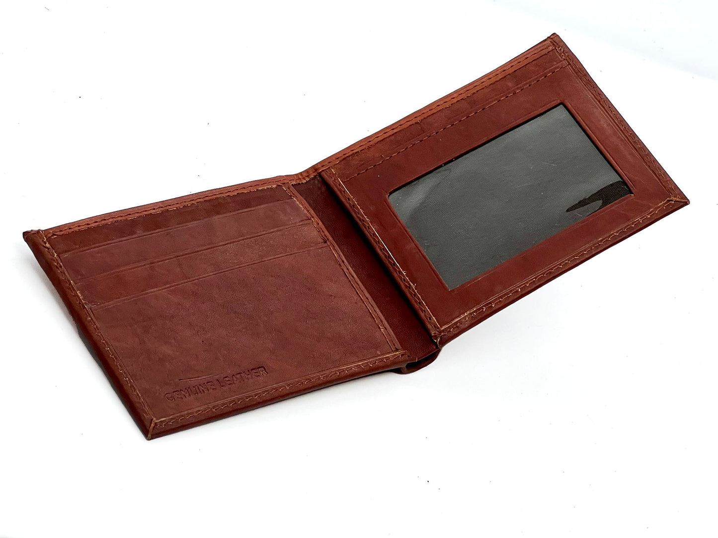 RFID Blocking Genuine Leather Men's Bifold Wallet Credit Card Holder Front Pocket