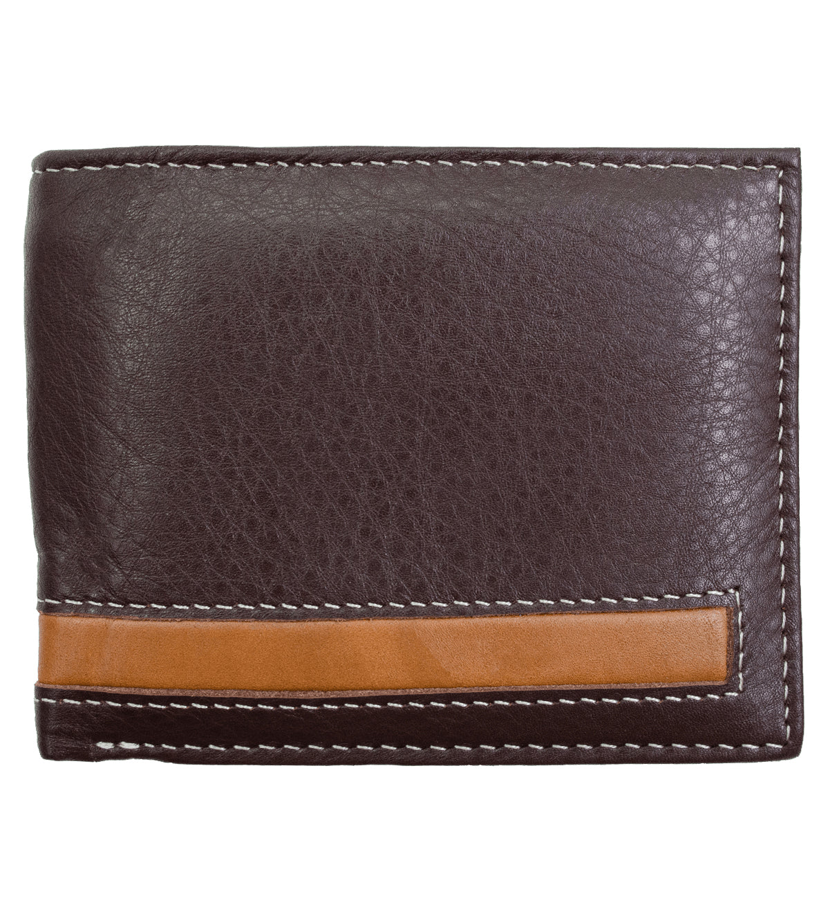 RFID Blocking Genuine Leather Men's Bifold Premium Wallet With Removable Handmade