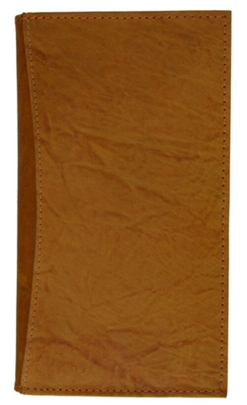 RFID Blocking Genuine Leather Bifold Secretary Checkbook Wallet 19 Card Holder