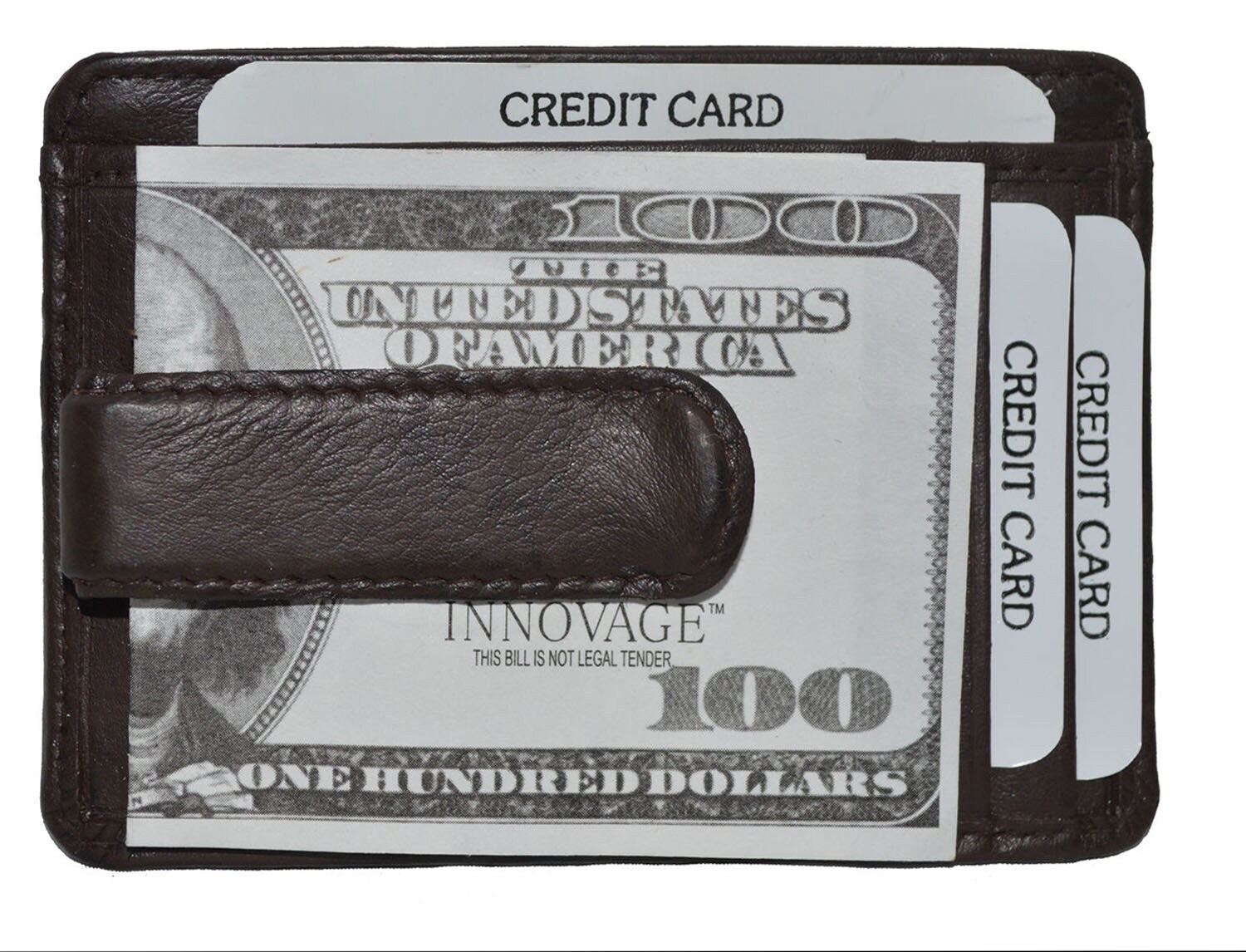 World's Thinnest Slim Money Clip Wallet with Magnet