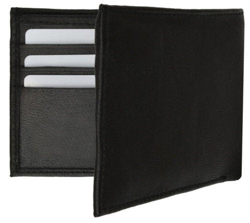 Genuine Leather Men's Bifold Wallet Credit Card ID Coin Holder