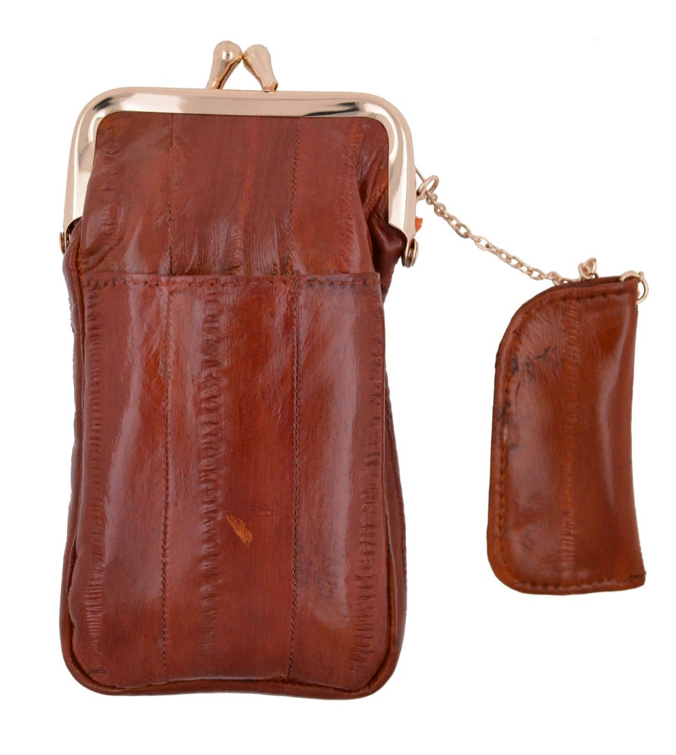 Card and cigarette case cowhide leather